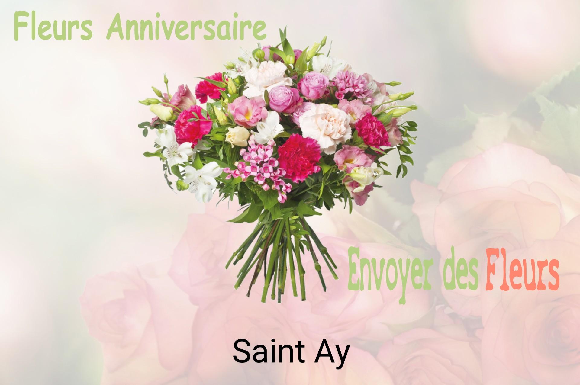 Bouquet de fleurs d’anniversaire livré à Saint-Ay