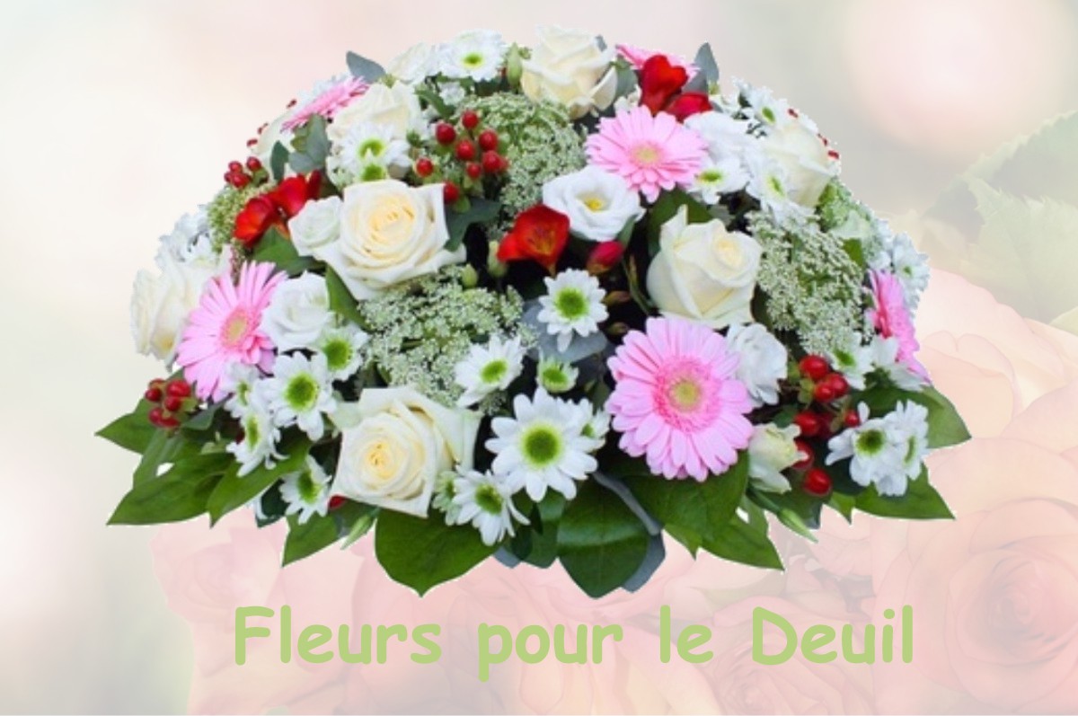 fleurs deuil SAINT-AY